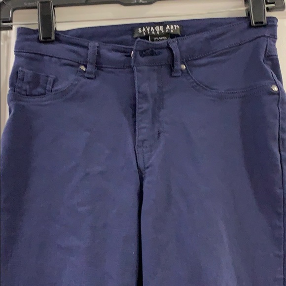Jumpsuits | Navy Stretch Jeggings Ps 